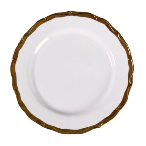 24K Gold Embossed Porcelain Plates