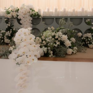 sage green bridal table