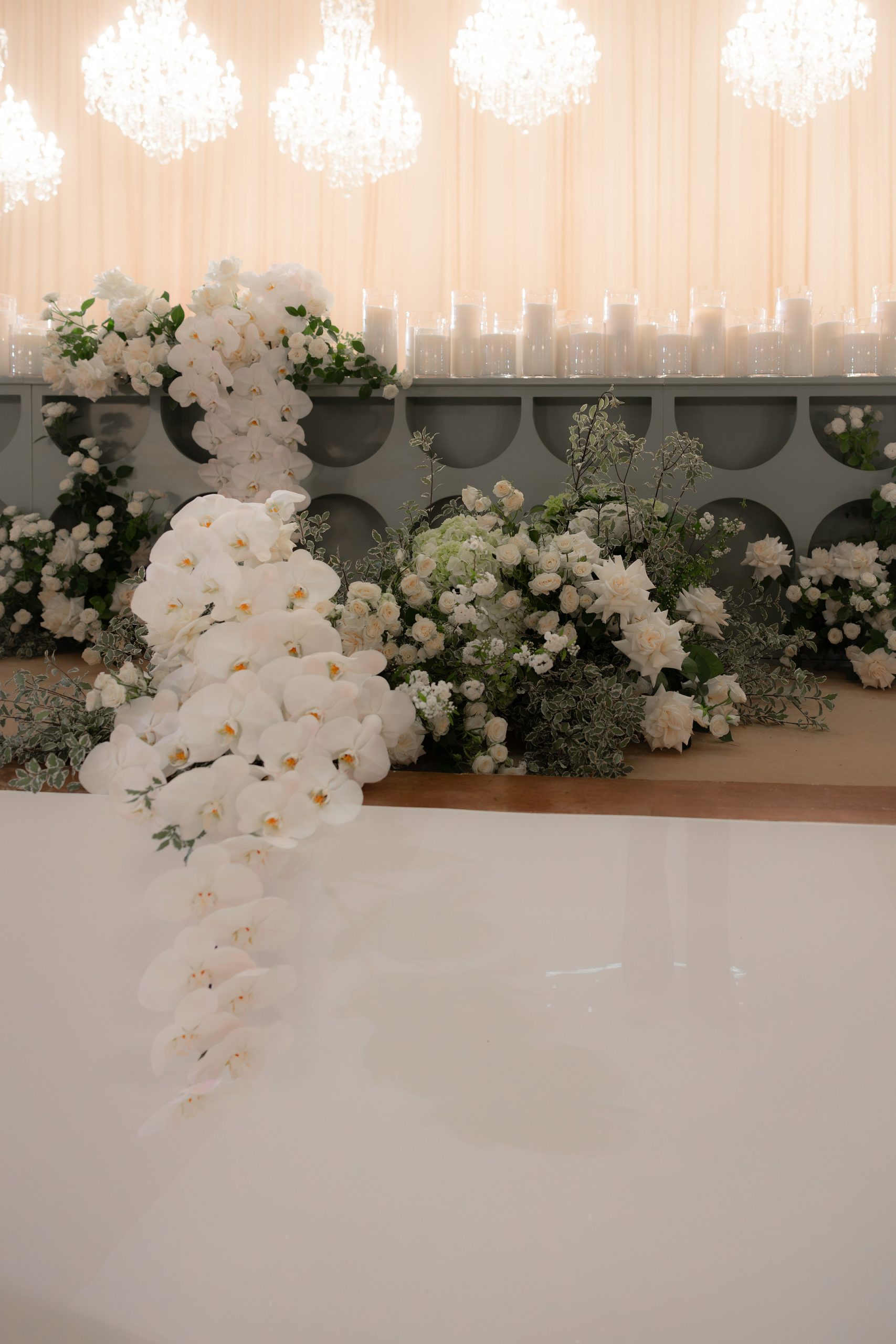 sage green bridal table