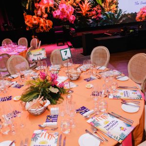 Coral Orange Table Cloths - 3.3m round