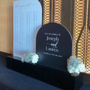 Black Seating Plan Box