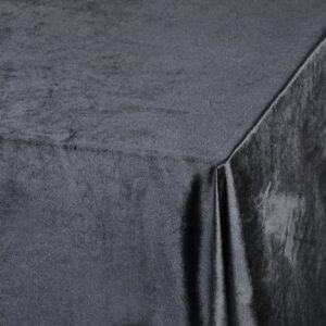 Black Velvet Table Cloths - 3.3m Round & 4m King
