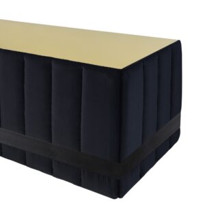 Black Velvet Bridal Table