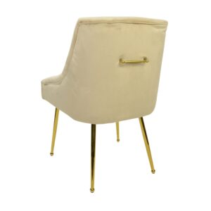 Charleston Chair - Beige Velvet