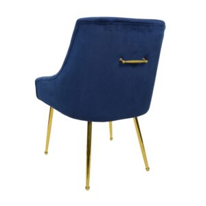Charleston Chair - Navy Velvet