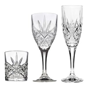 Crystal Cut Glassware Set