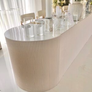 Ribbed Clay Pipe Bridal Table
