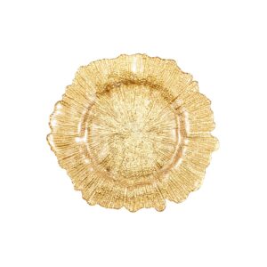 Gold Flare Charger Plate