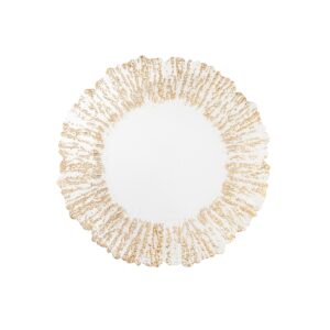 Gold Frost Charger Plate