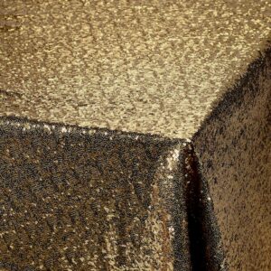 Gold Sequin Table Cloth - 3.3m Round
