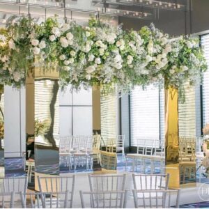Gold or Silver Mirror Pillars