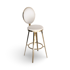 Gold Rim Bar Stools