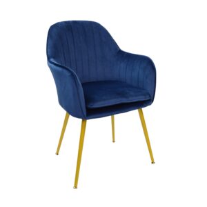 Kova Chair - Navy Velvet