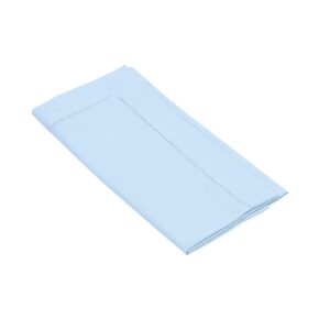 Light Blue Cotton Hemstitched Napkin