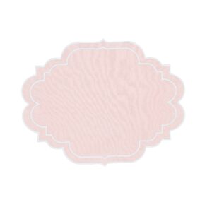 Pink Scalloped Napkin or Placemat