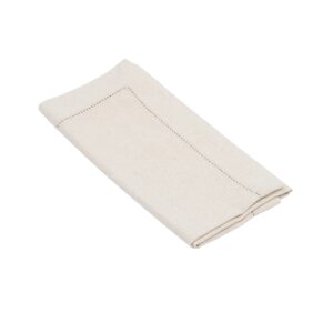 Natural Cotton Hemstitched Napkin