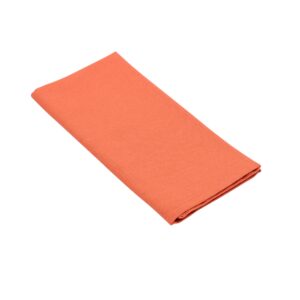 Orange Cotton Hemmed Napkin