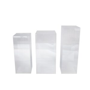 Perspex Square Pedestals