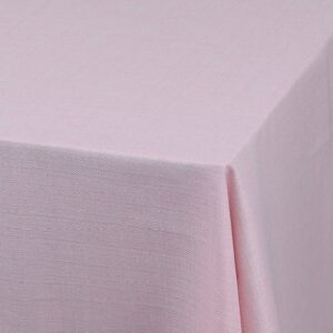 Pink Burlap Table Cloths - 3.3m Round & 4m King