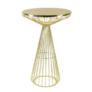 Gold Wire Cocktail Table