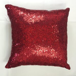Red Sequin Cushion