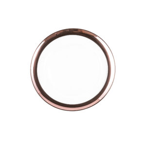 Rose Gold Thick Rim Charger Plate