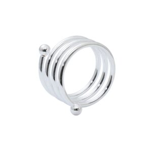 Silver Coil Napkin Ring