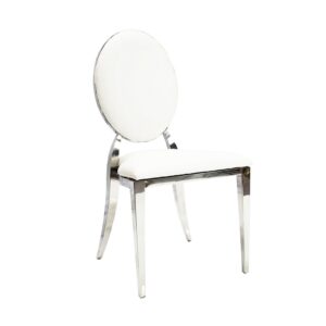 Silver Rim Padded Chairs