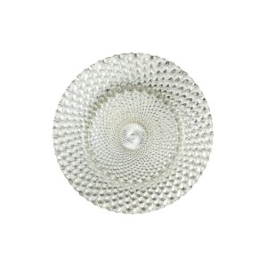 Silver Scale Charger Plate