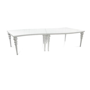 1.8m Curved White Tables