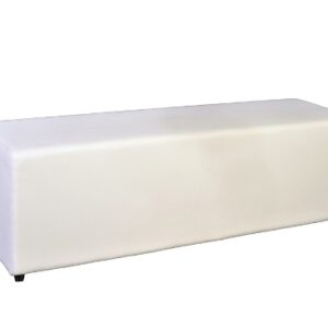 1.5m White Ottoman