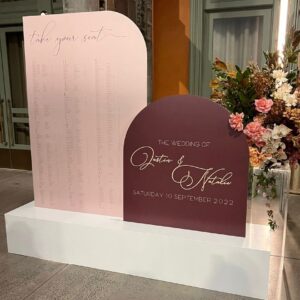 White Seating Plan Box