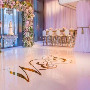 Super Gloss White Dance Floor Surface