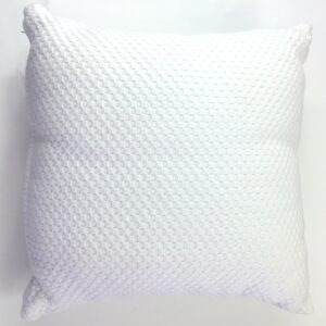 White Textured Cushion