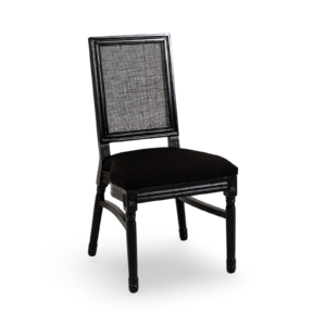 Black Rattan King Chair