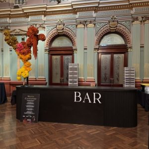 Black Ribbed Bar