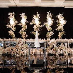 Lux Mirror Bridal Table