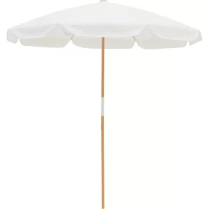 Amalfi White Scallop Umbrella